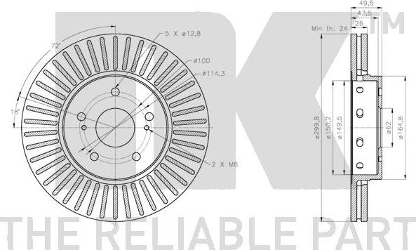 NK 205233 - Discofreno autozon.pro