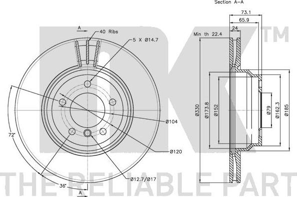 NK 311568 - Discofreno autozon.pro