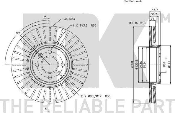 NK 203947 - Discofreno autozon.pro