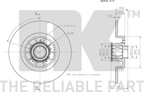 NK 203952 - Discofreno autozon.pro