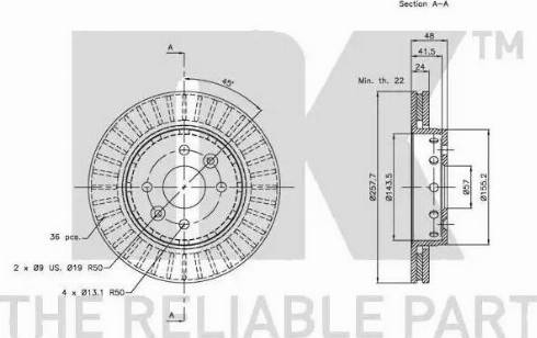 NK 313507 - Discofreno autozon.pro