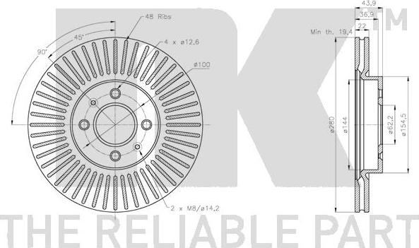 NK 203536 - Discofreno autozon.pro