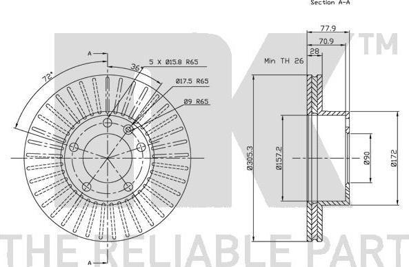 NK 313644 - Discofreno autozon.pro