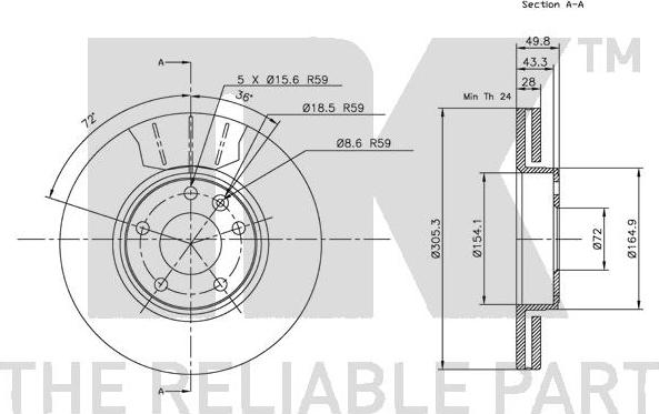 NK 203639 - Discofreno autozon.pro