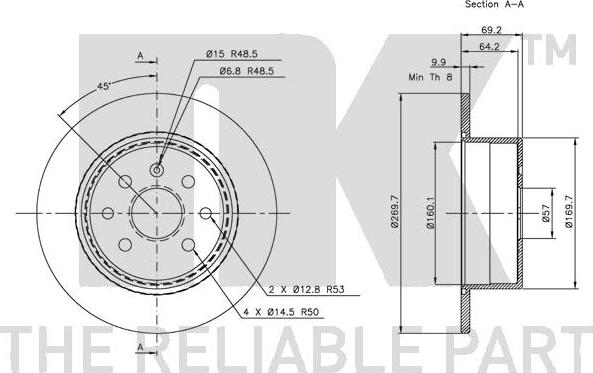 NK 313623 - Discofreno autozon.pro