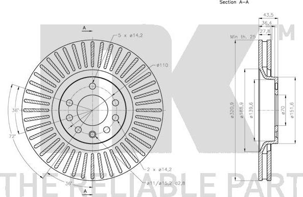 NK 203673 - Discofreno autozon.pro