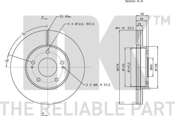 NK 203034 - Discofreno autozon.pro