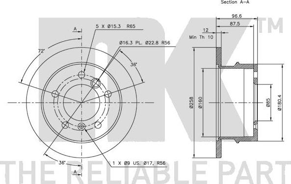 NK 203395 - Discofreno autozon.pro