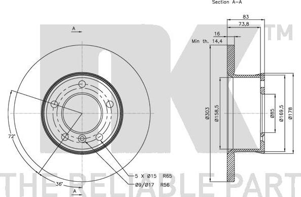 NK 203315 - Discofreno autozon.pro