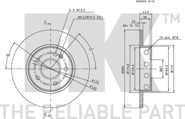 NK 203316 - Discofreno autozon.pro