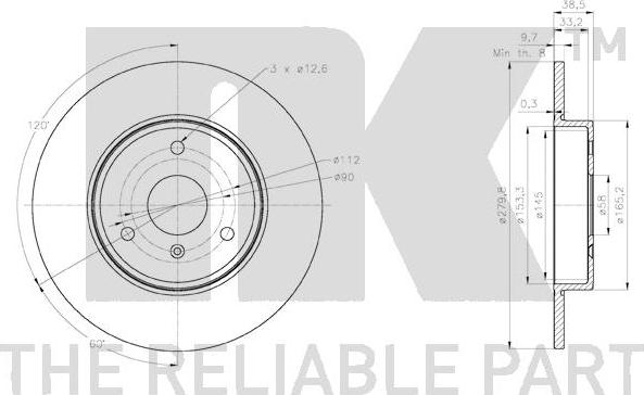 NK 2033128 - Discofreno autozon.pro