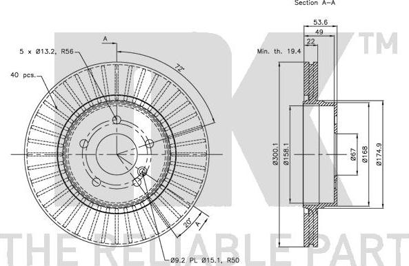 NK 313389 - Discofreno autozon.pro