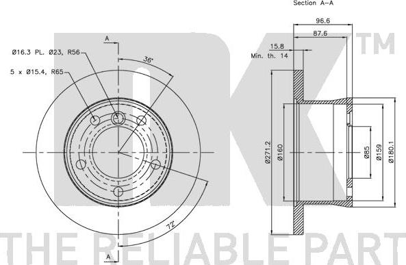 NK 203378 - Discofreno autozon.pro