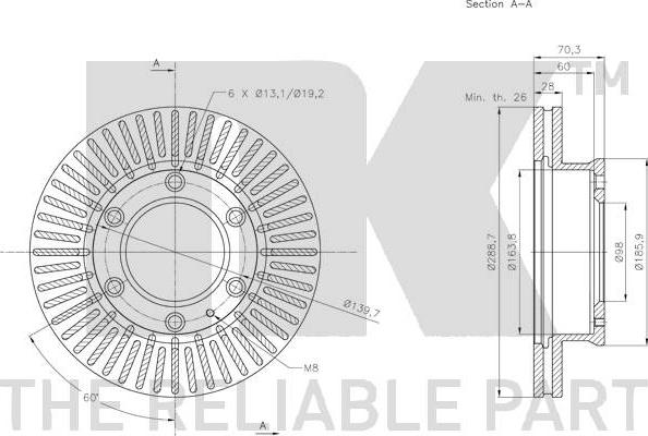 NK 203271 - Discofreno autozon.pro