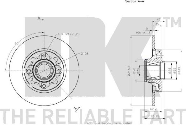 NK 313738 - Discofreno autozon.pro