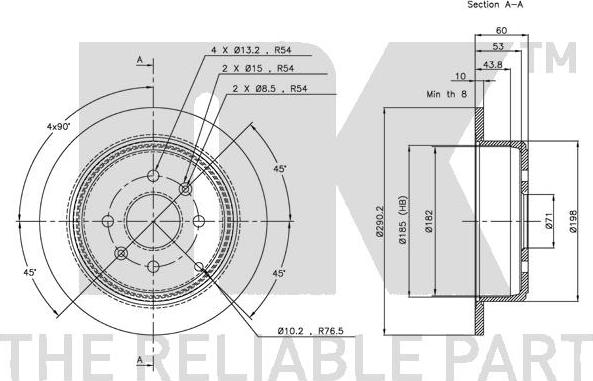 NK 313721 - Discofreno autozon.pro