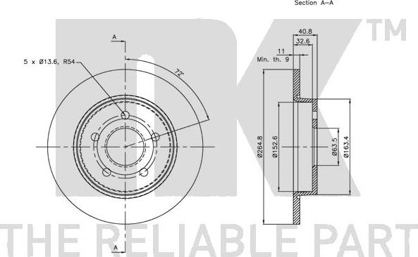 NK 312558 - Discofreno autozon.pro