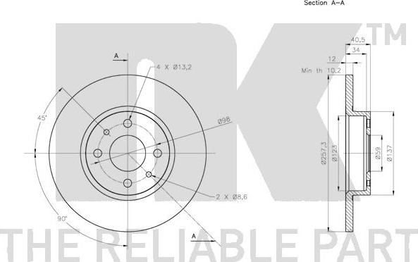 NK 202365 - Discofreno autozon.pro