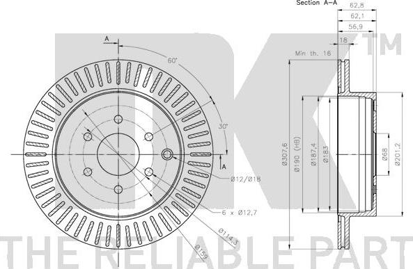 NK 312281 - Discofreno autozon.pro