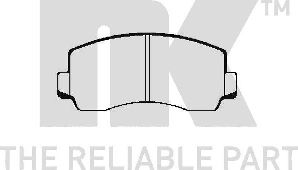 NK 229942 - Kit pastiglie freno, Freno a disco autozon.pro