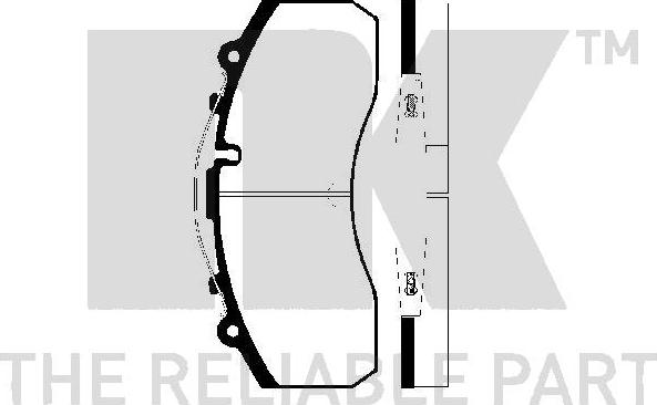 NK 229987 - Kit pastiglie freno, Freno a disco autozon.pro