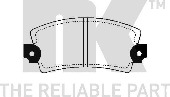 NK 229921 - Kit pastiglie freno, Freno a disco autozon.pro