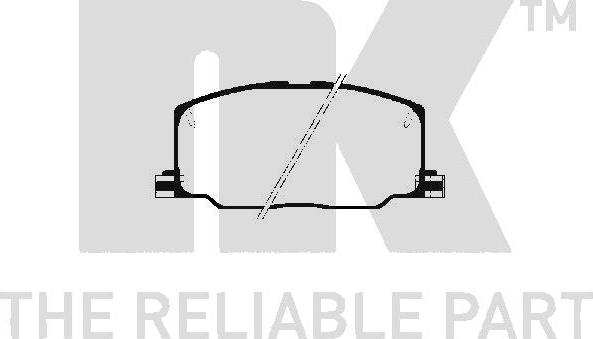 NK 224515 - Kit pastiglie freno, Freno a disco autozon.pro