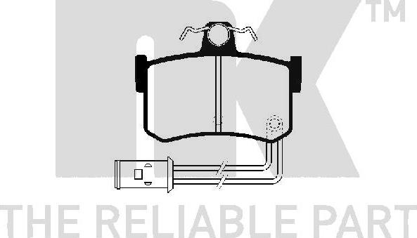 NK 224003 - Kit pastiglie freno, Freno a disco autozon.pro