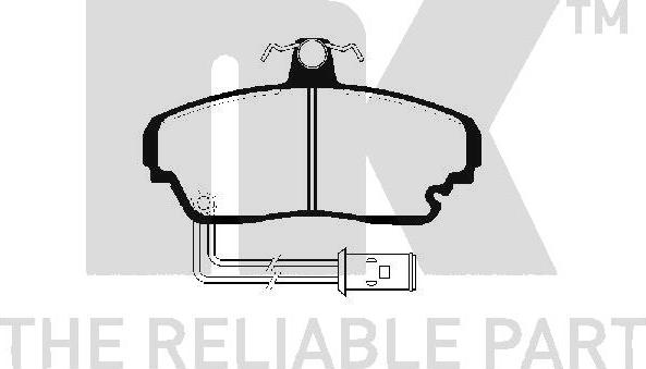 NK 224002 - Kit pastiglie freno, Freno a disco autozon.pro