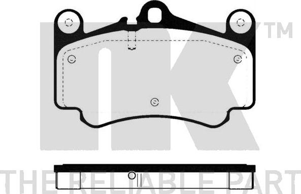 NK 225609 - Kit pastiglie freno, Freno a disco autozon.pro