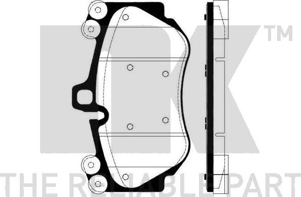 NK 225610 - Kit pastiglie freno, Freno a disco autozon.pro