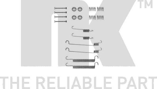 NK 7999547 - Kit accessori, Ganasce freno stazionamento autozon.pro