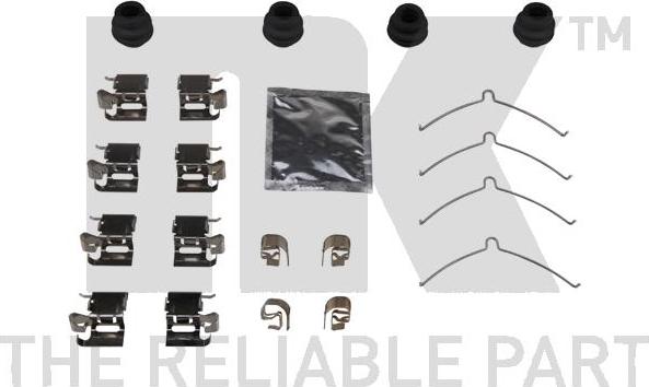 NK 79450001 - Kit accessori, Pastiglia freno autozon.pro