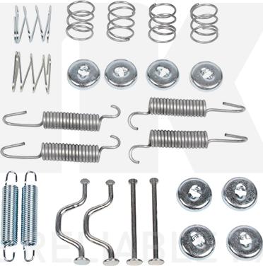 NK 7945816 - Kit accessori, Ganasce freno stazionamento autozon.pro