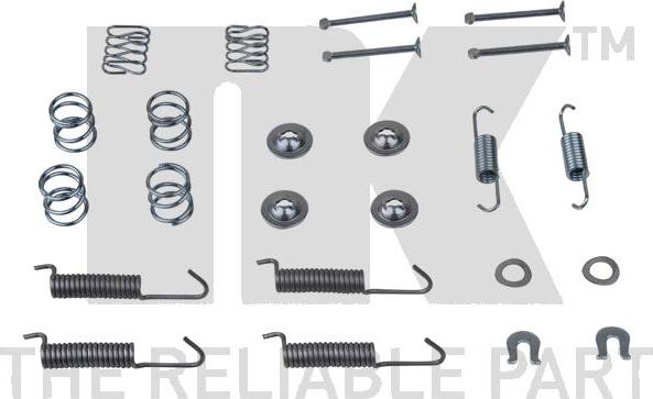 NK 79140016 - Kit accessori, Ganasce freno stazionamento autozon.pro