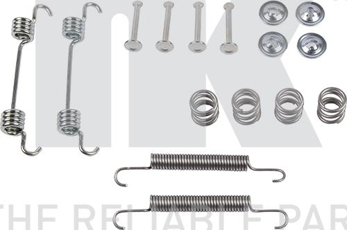 NK 7934887 - Kit accessori, Ganasce freno stazionamento autozon.pro