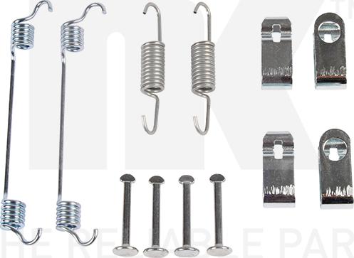 NK 79350019 - Kit accessori, Ganasce freno stazionamento autozon.pro