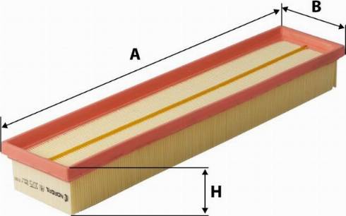 NORDFIL AN1075 - Filtro aria autozon.pro