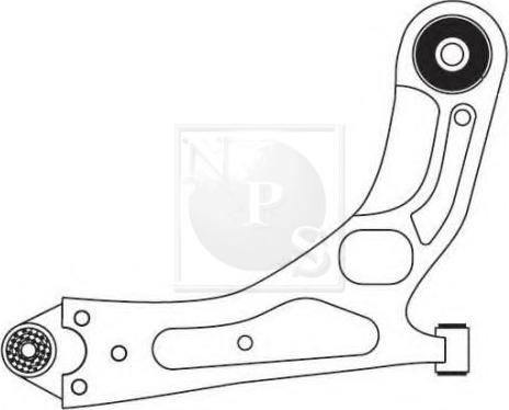 NPS D421O25 - Braccio oscillante, Sospensione ruota autozon.pro