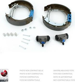 NPS R355T03 - Kit ganasce freno autozon.pro