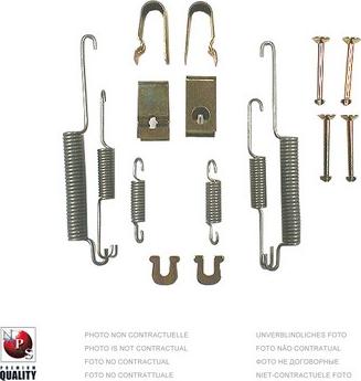 NPS V351O01 - Kit accessori, Ganasce freno autozon.pro