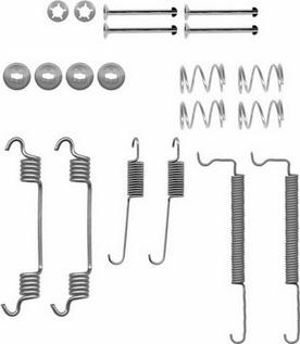 NPS D351O01 - Kit accessori, Ganasce freno autozon.pro