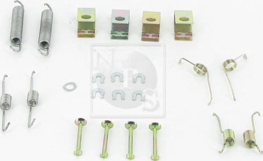 NPS D351U11 - Kit accessori, Ganasce freno autozon.pro