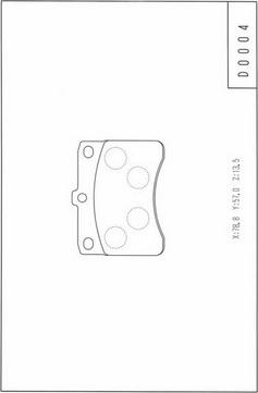 NPS D360U05 - Kit pastiglie freno, Freno a disco autozon.pro