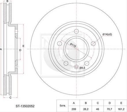 NPS D330O13 - Discofreno autozon.pro