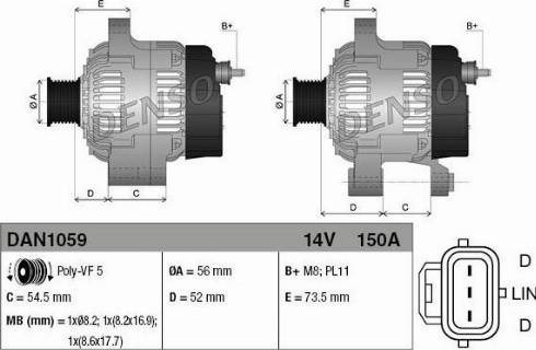 NPS DAN1059 - Alternatore autozon.pro