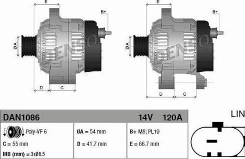 NPS DAN1086 - Alternatore autozon.pro