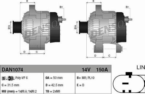 NPS DAN1074 - Alternatore autozon.pro