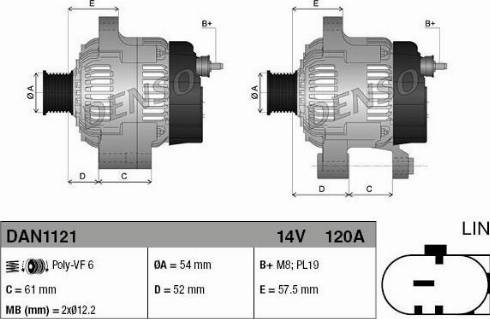 NPS DAN1121 - Alternatore autozon.pro