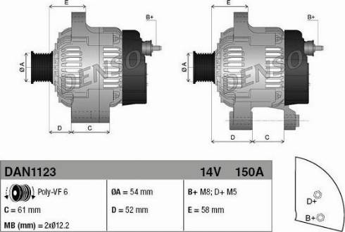 NPS DAN1123 - Alternatore autozon.pro